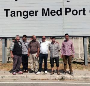 Tangerreko portura iristea
