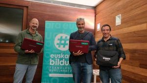Emmanuel Arrechea (Antic Pays Basque)+Alexis Kauffmann (Frantziako Hezkuntza ministroa)